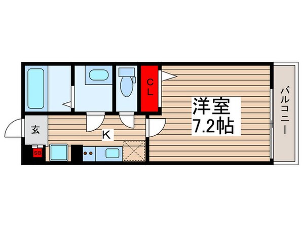 ヴィラ船橋Ⅱの物件間取画像